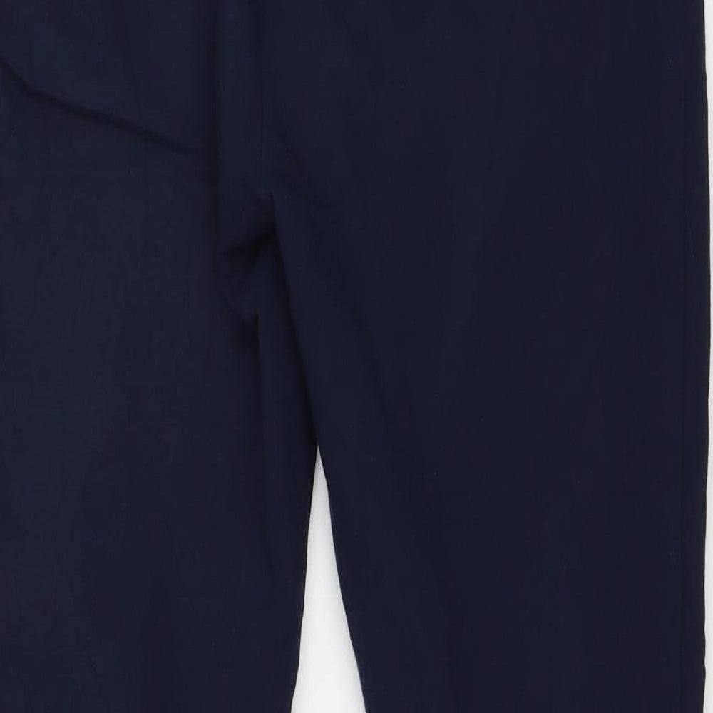 Womens UK Size 6 Stradivarius Regular Fit Snow Pants Blue Trousers