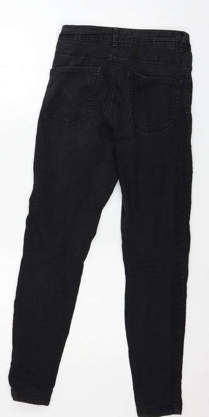 Denim & Co. Womens Black  Denim Skinny Jeans Size 8 L27 in