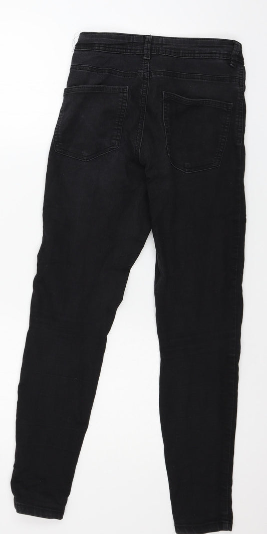 Denim & Co. Womens Black  Denim Skinny Jeans Size 8 L27 in