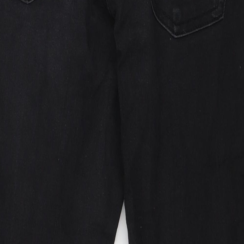 Denim & Co. Womens Black  Denim Skinny Jeans Size 8 L27 in