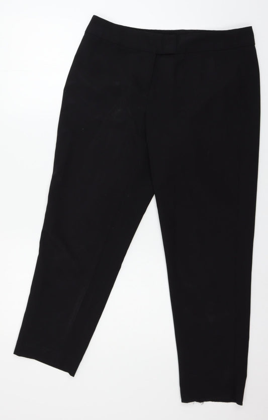 George Womens Black   Trousers  Size 14 L26 in