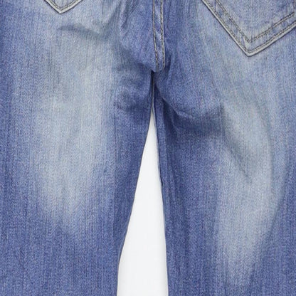 Womens UK Size 6 Diverse Regular Fit Skinny Blue Jeans