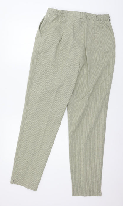Womens UK Size 14 Stark Regular Fit  Beige Trousers