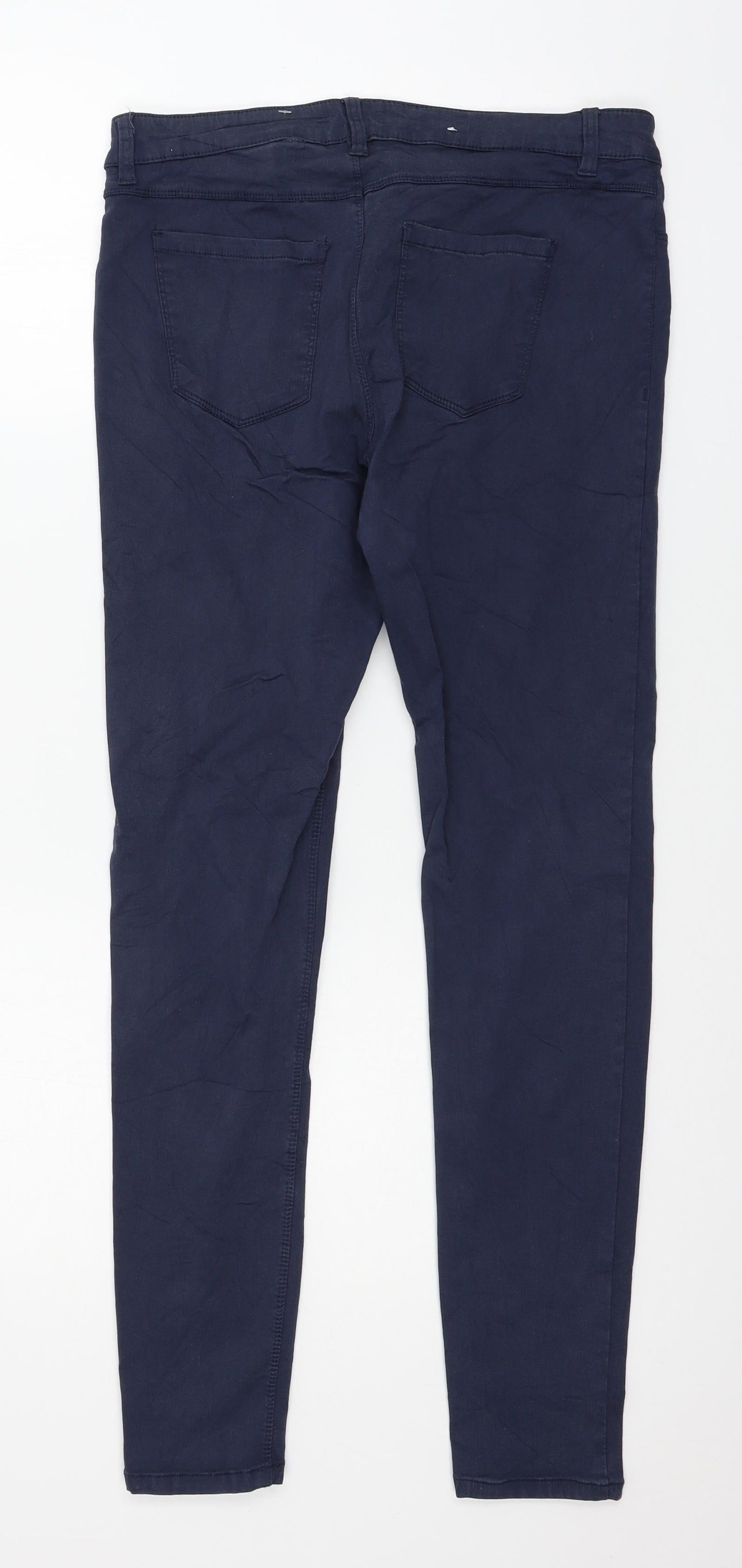 Womens UK Size 32 in Denim Regular Fit Skinny Blue Jeans