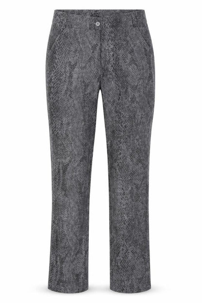 Golden Womens Grey Animal Print  Trousers  Size 30 in L29 in