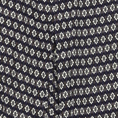 Rabarbar Womens Blue Geometric  Trousers  Size 8 L28 in