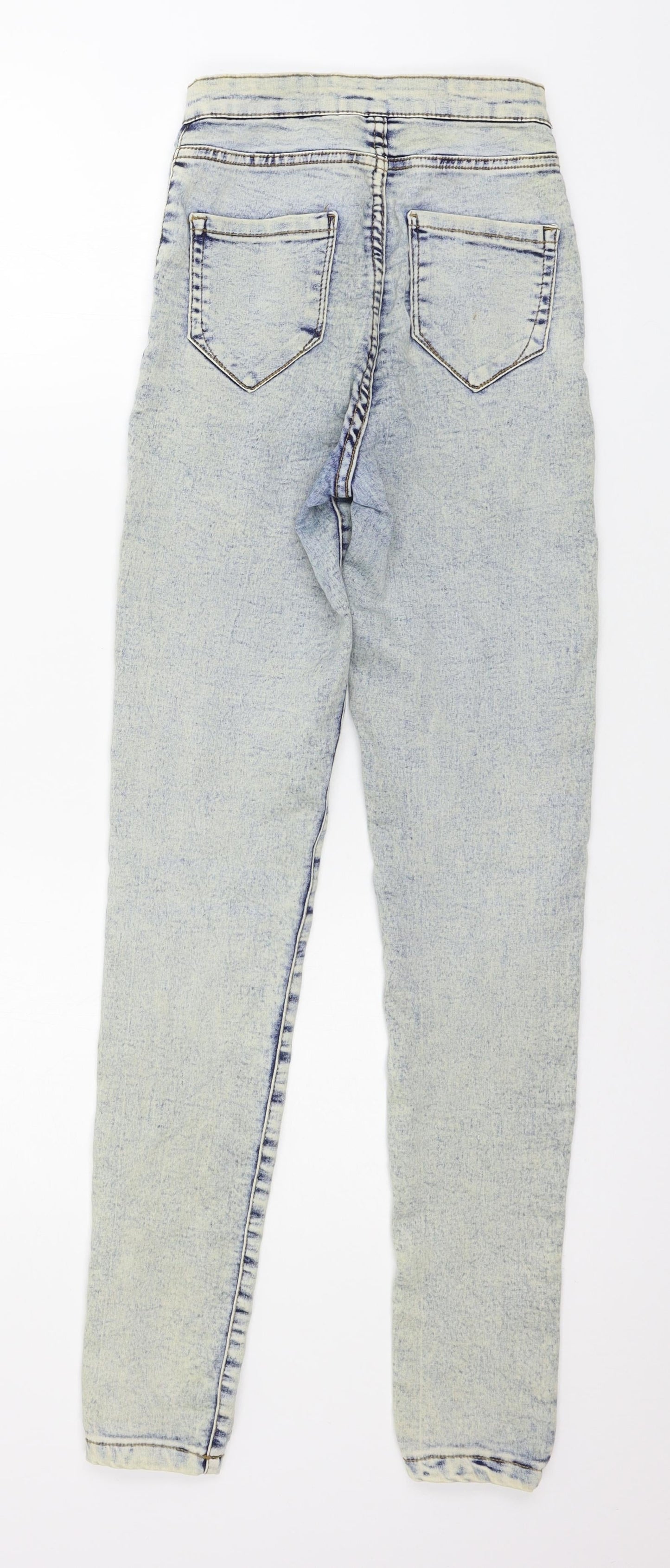 Denim & Co. Womens Black  Denim Skinny Jeans Size 6 L29 in