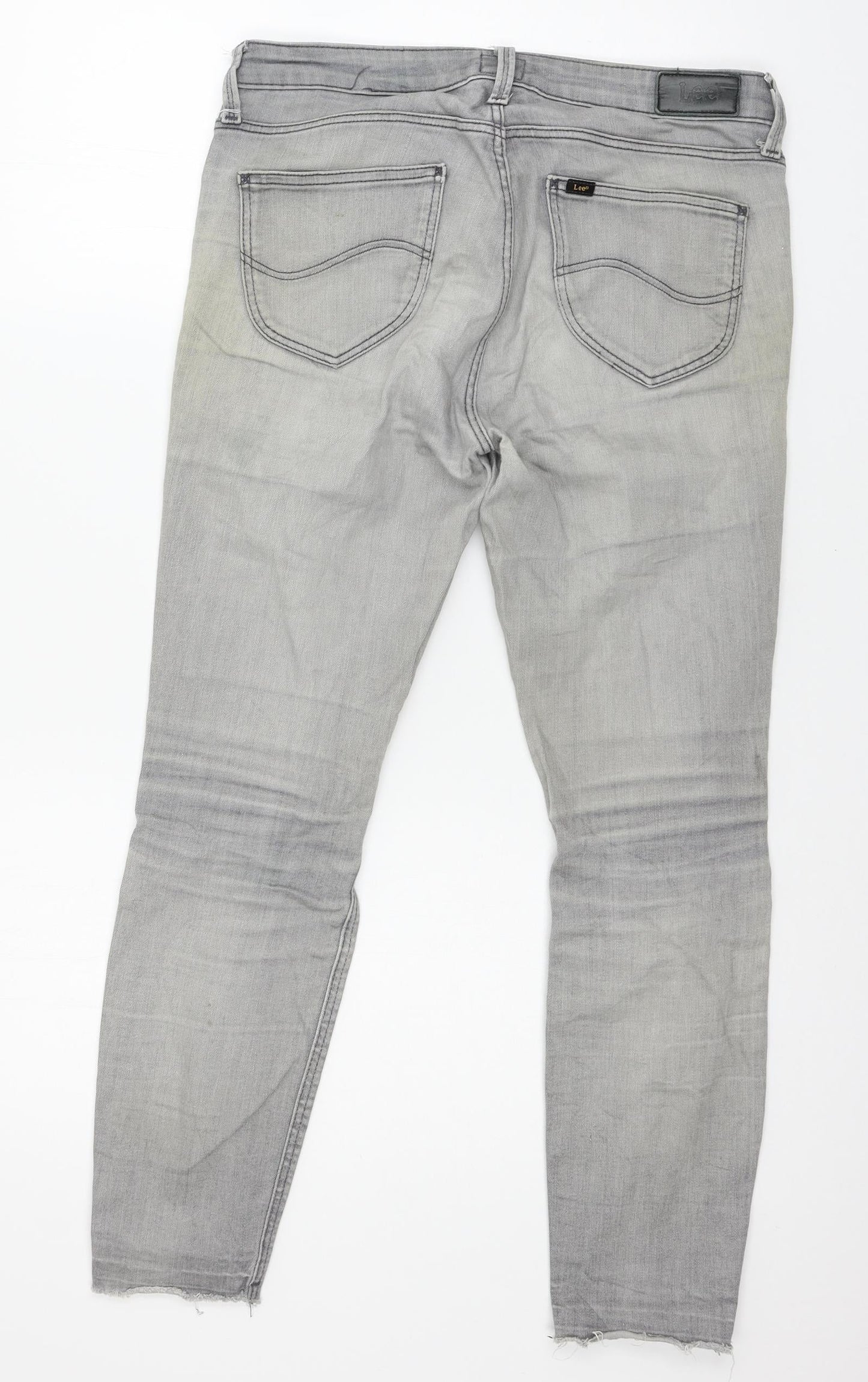 Lee Cooper Womens Grey  Denim Skinny Jeans Size 30 in L25 in