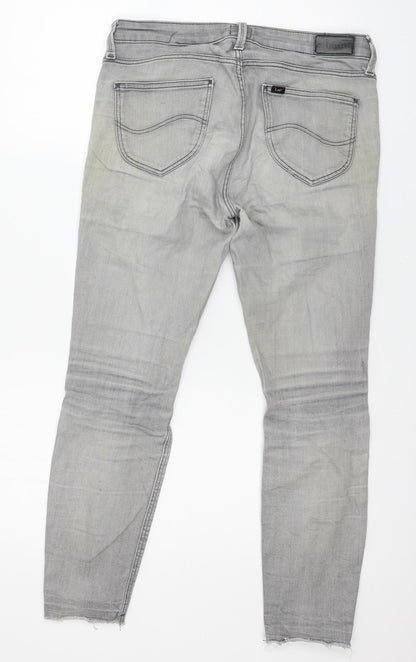 Lee Cooper Womens Grey  Denim Skinny Jeans Size 30 in L25 in
