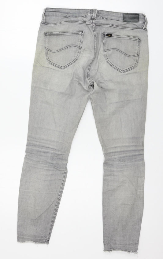 Lee Cooper Womens Grey  Denim Skinny Jeans Size 30 in L25 in