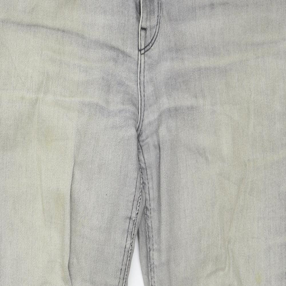 Lee Cooper Womens Grey  Denim Skinny Jeans Size 30 in L25 in