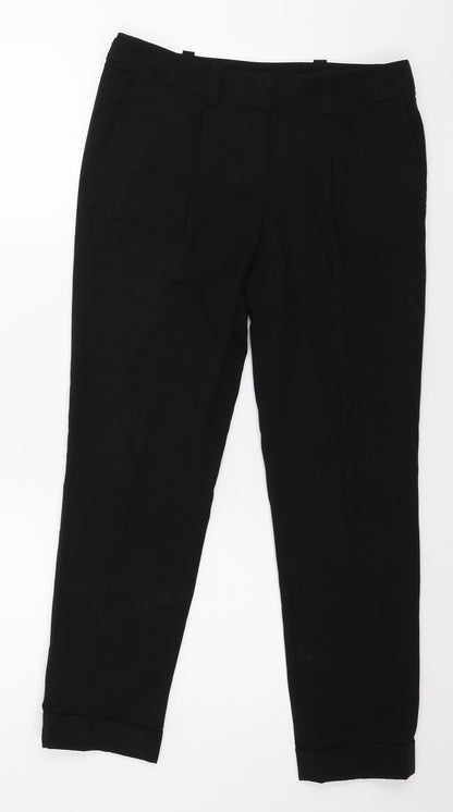Preworn Womens Black   Trousers  Size 30 in L25 in