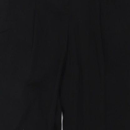 Preworn Womens Black   Trousers  Size 30 in L25 in