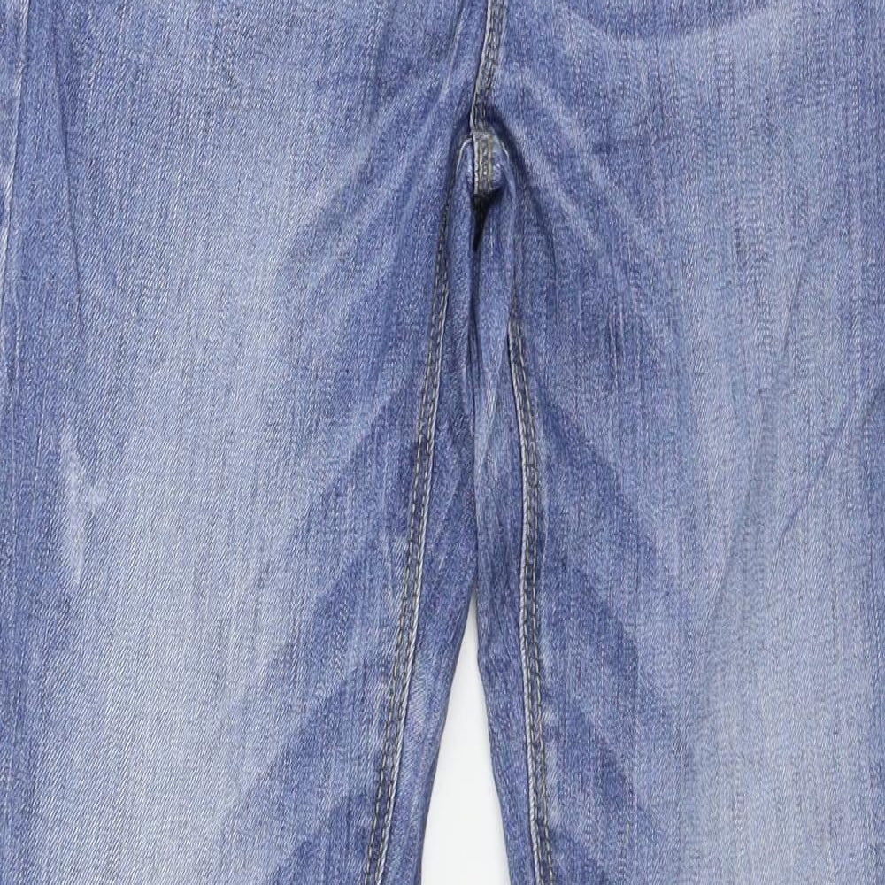 Womens UK Size 28 in House Denim Regular Fit Straight Blue Jeans