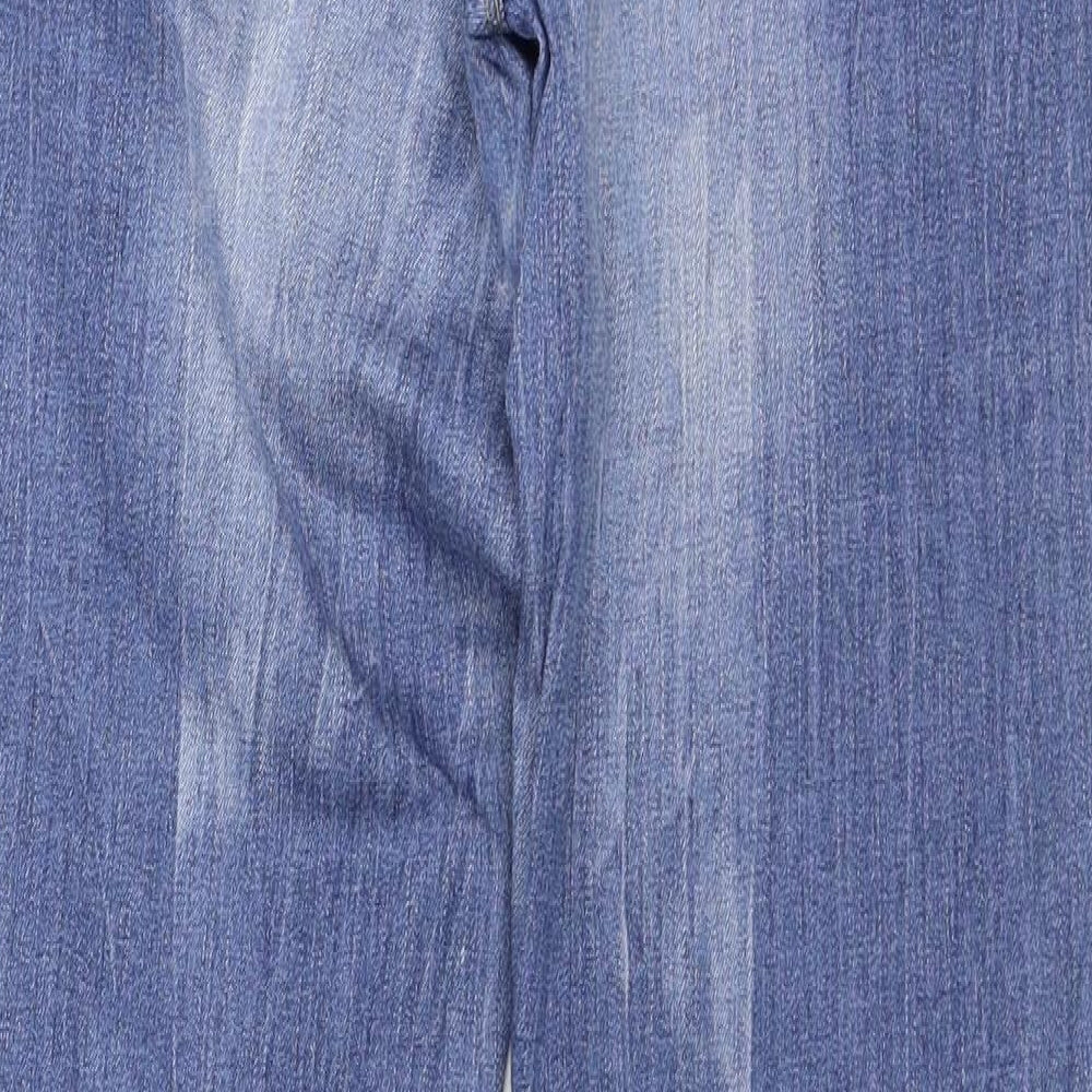 Womens UK Size 28 in House Denim Regular Fit Straight Blue Jeans