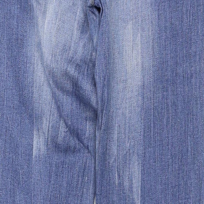 Womens UK Size 28 in House Denim Regular Fit Straight Blue Jeans