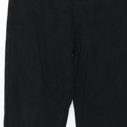 b.young Womens Black  Denim Straight Jeans Size 29 in L32 in