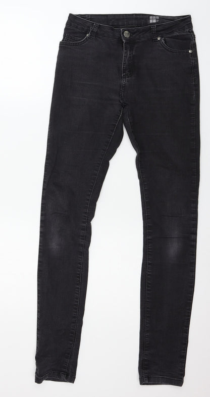 Five Units Womens Grey  Denim Skinny Jeans Size 27 in L31 in