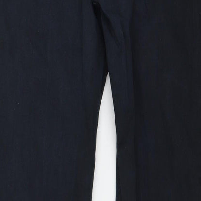 Womens UK Size 30 in Pieces Regular Fit  Black Trousers