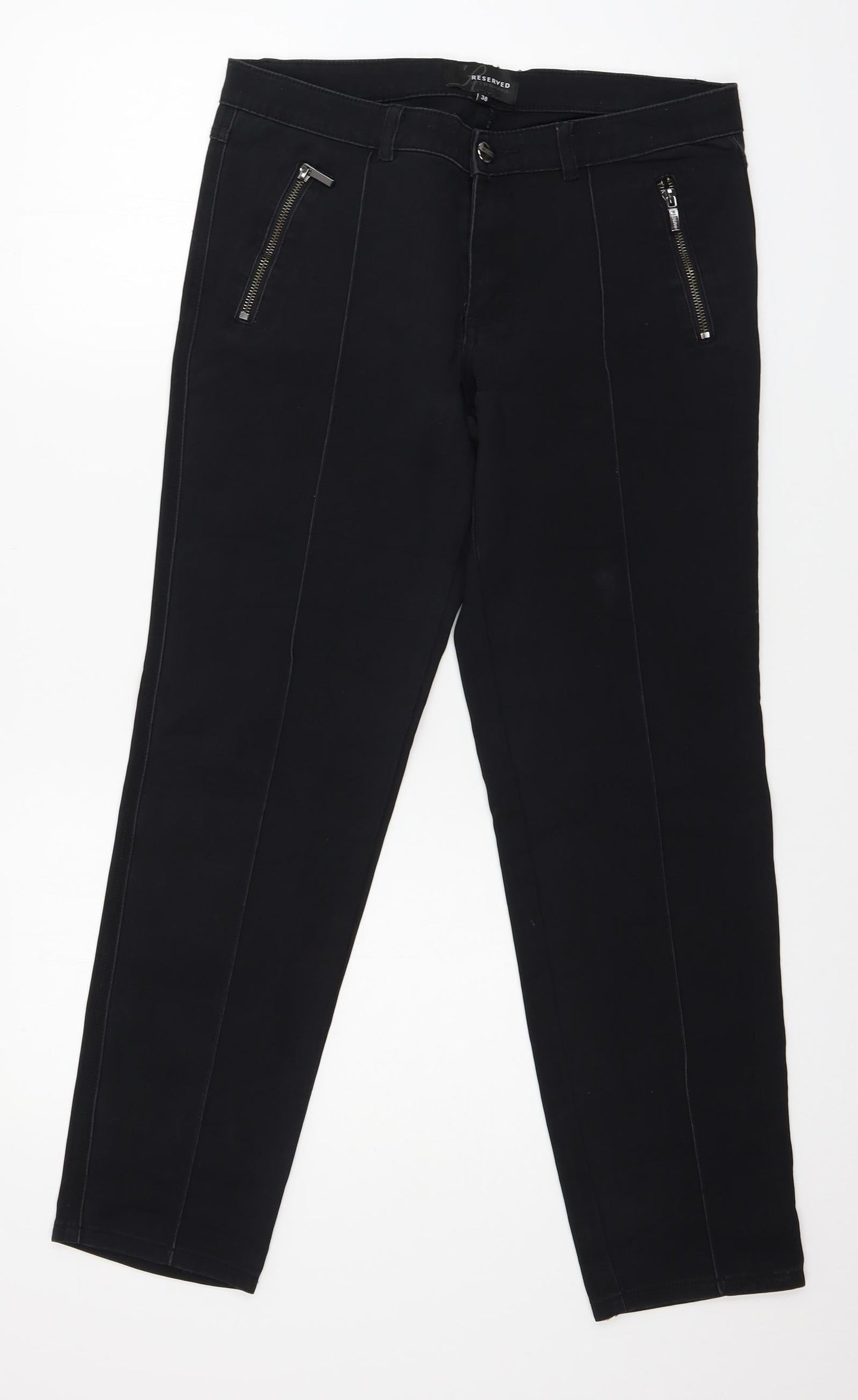 RESERVED Womens Black   Trousers  Size 10 L27 in