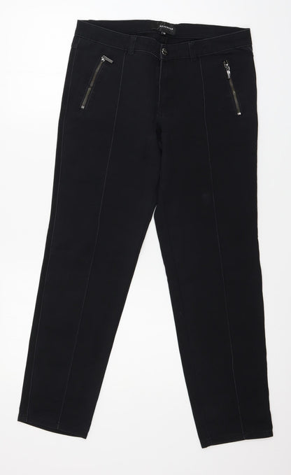 RESERVED Womens Black   Trousers  Size 10 L27 in