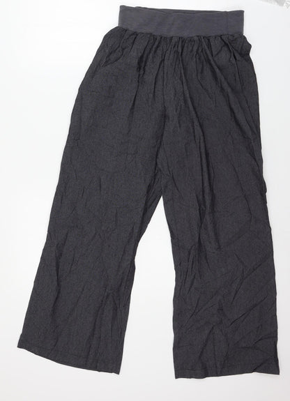 Womens UK Size 26 in Preworn Regular Fit  Grey Trousers
