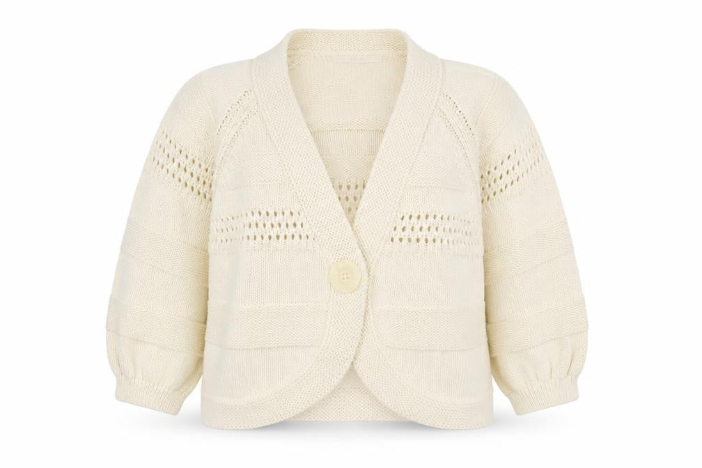 Womens UK Size 18 M&S Ivory Cardigan Jumper