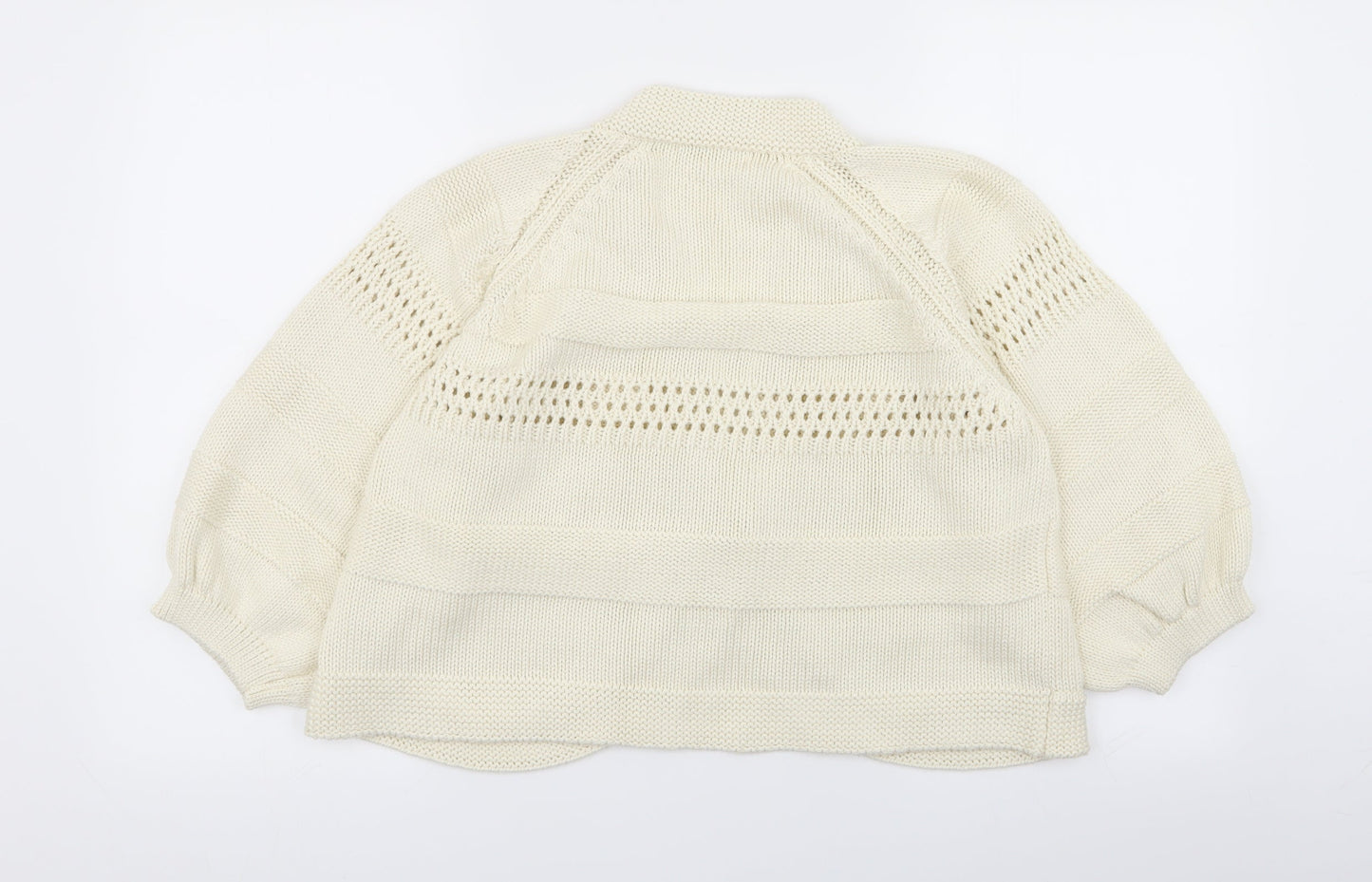 Womens UK Size 18 M&S Ivory Cardigan Jumper
