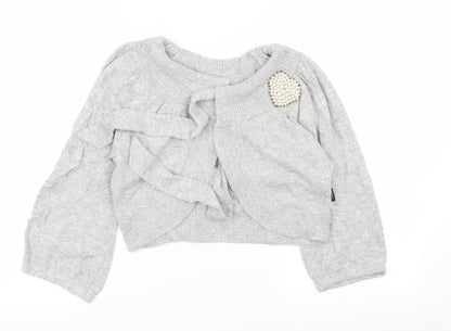 DEPT Womens Grey   Cardigan Jumper Size M