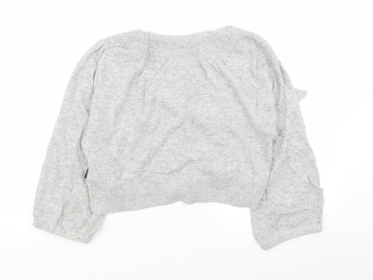 DEPT Womens Grey   Cardigan Jumper Size M