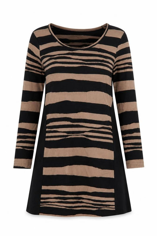 Adini Womens Multicoloured Striped  A-Line  Size XS