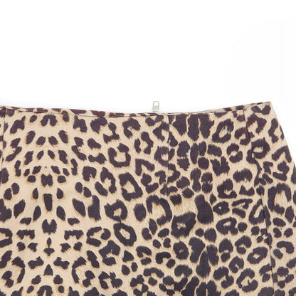 cameo rose Womens Multicoloured Animal Print  Mini Skirt Size 6