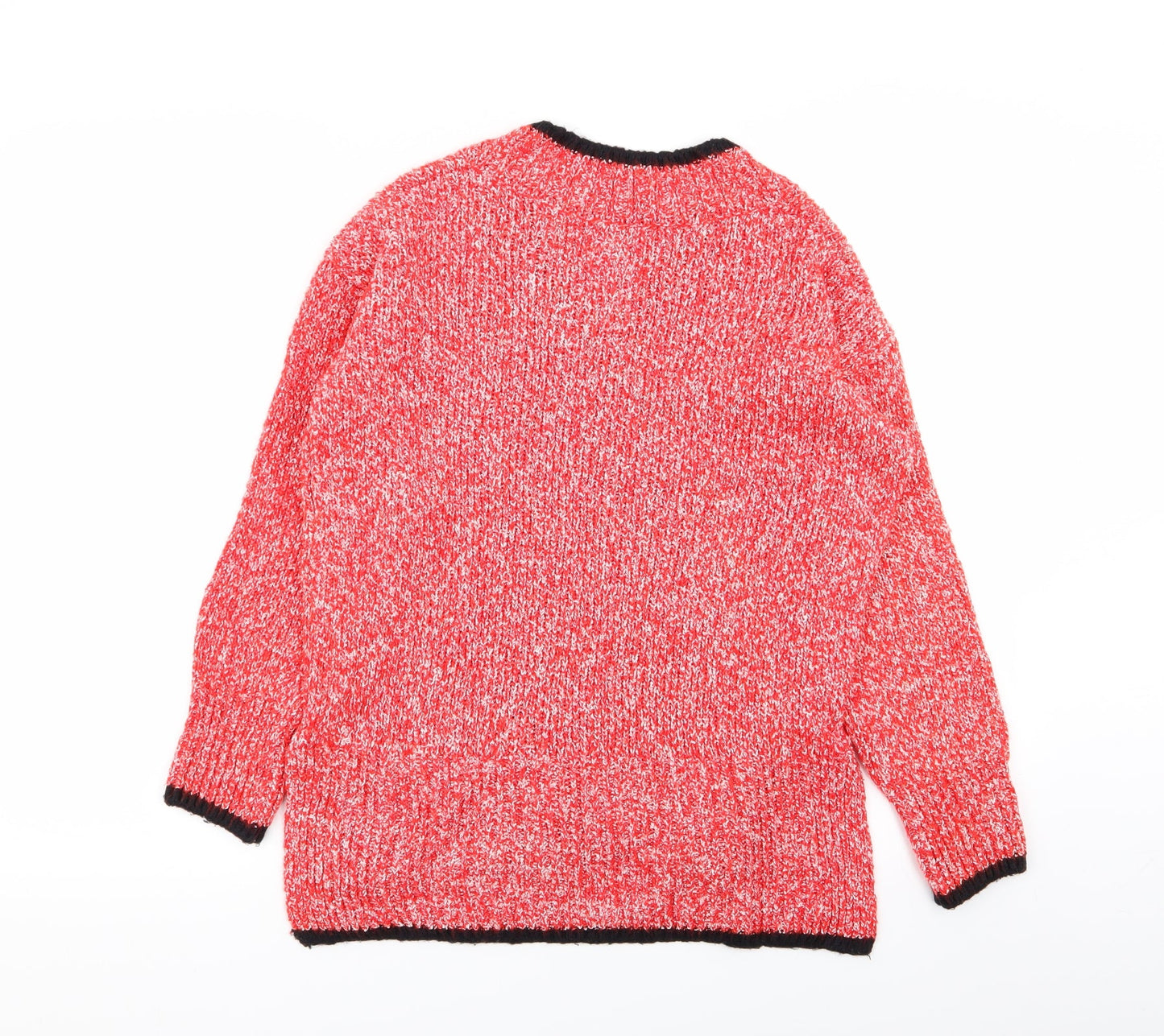 Womens UK Size S M&S Red Pullover Jumper