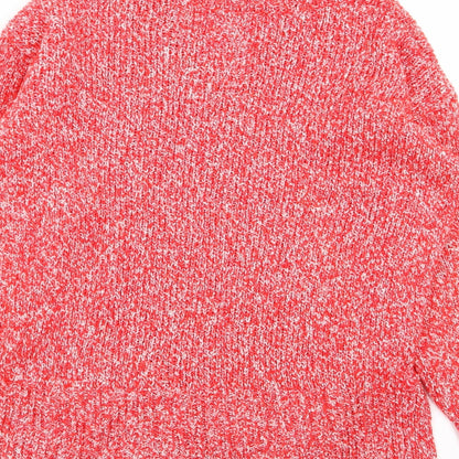 Womens UK Size S M&S Red Pullover Jumper