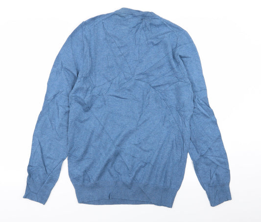 M&S Mens Blue   Pullover Jumper Size S