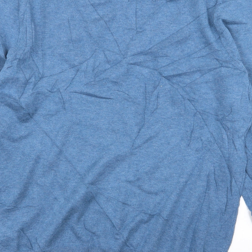 M&S Mens Blue   Pullover Jumper Size S