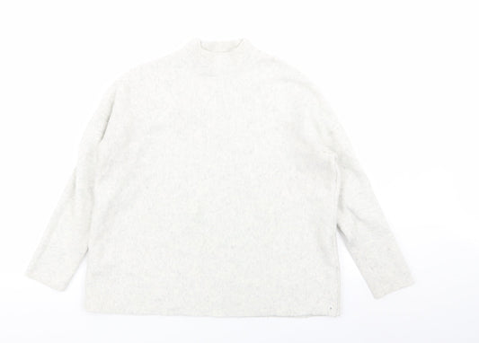 Womens UK Size 12 Mango Grey Pullover Jumper