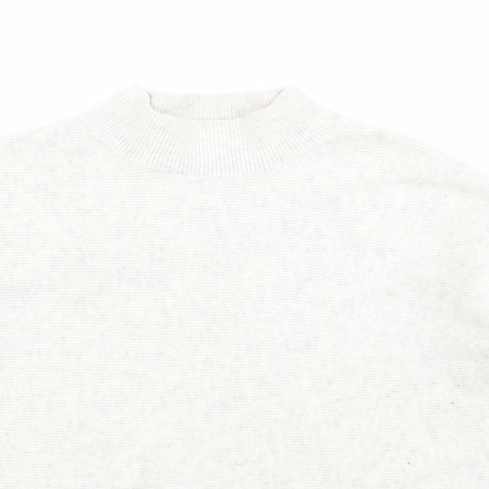 Womens UK Size 12 Mango Grey Pullover Jumper