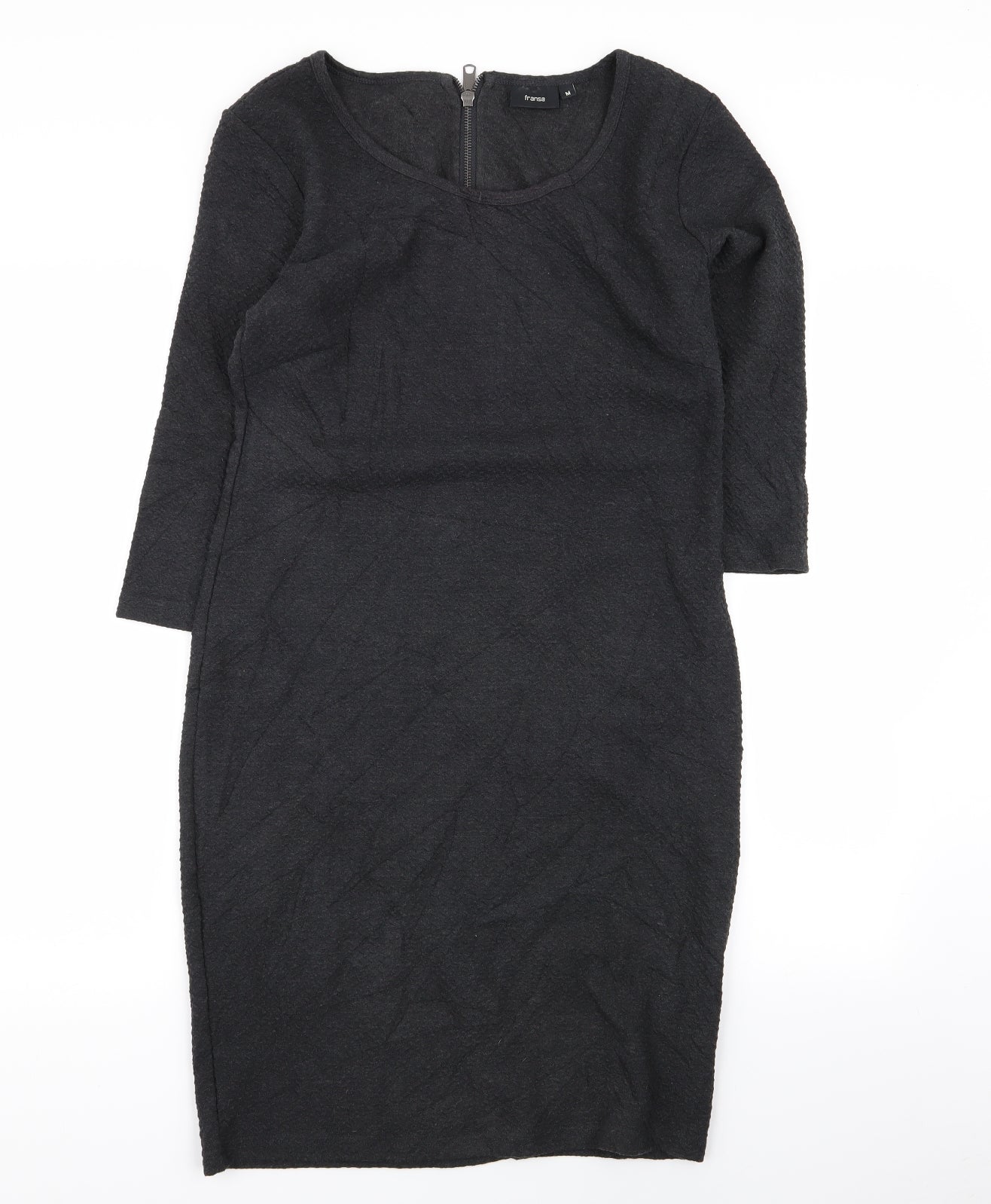 fransa Womens Grey   A-Line  Size M