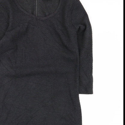 fransa Womens Grey   A-Line  Size M