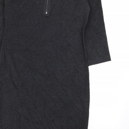 fransa Womens Grey   A-Line  Size M