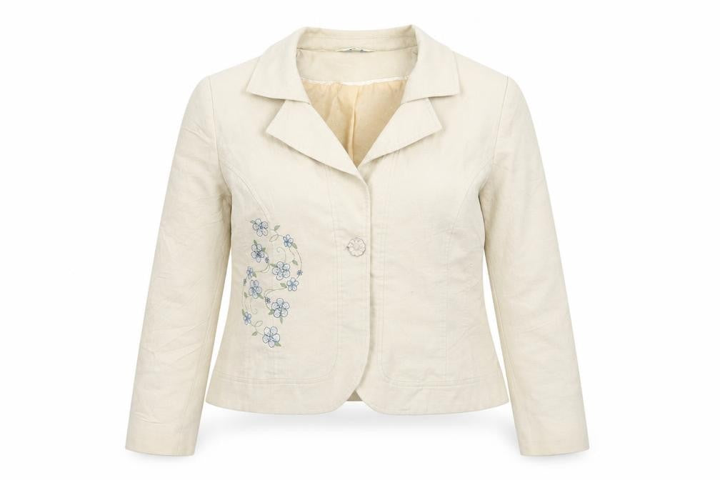 Womens UK Size 14 Klass Petites Beige Blazer