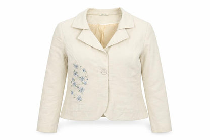 Womens UK Size 14 Klass Petites Beige Blazer