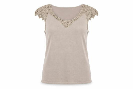 Womens UK Size 18 The Collection Gold Basic T-Shirt