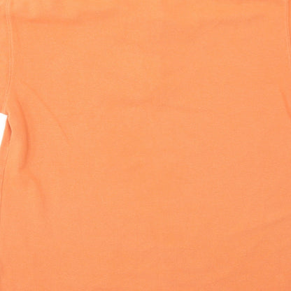 Cotton Traders Mens Orange    Polo Size M