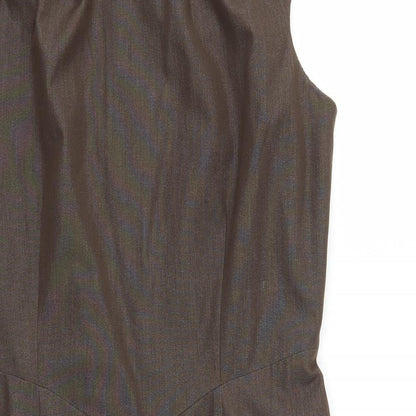 TU Womens Brown   Fit & Flare  Size 14