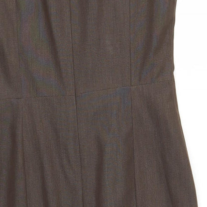 TU Womens Brown   Fit & Flare  Size 14