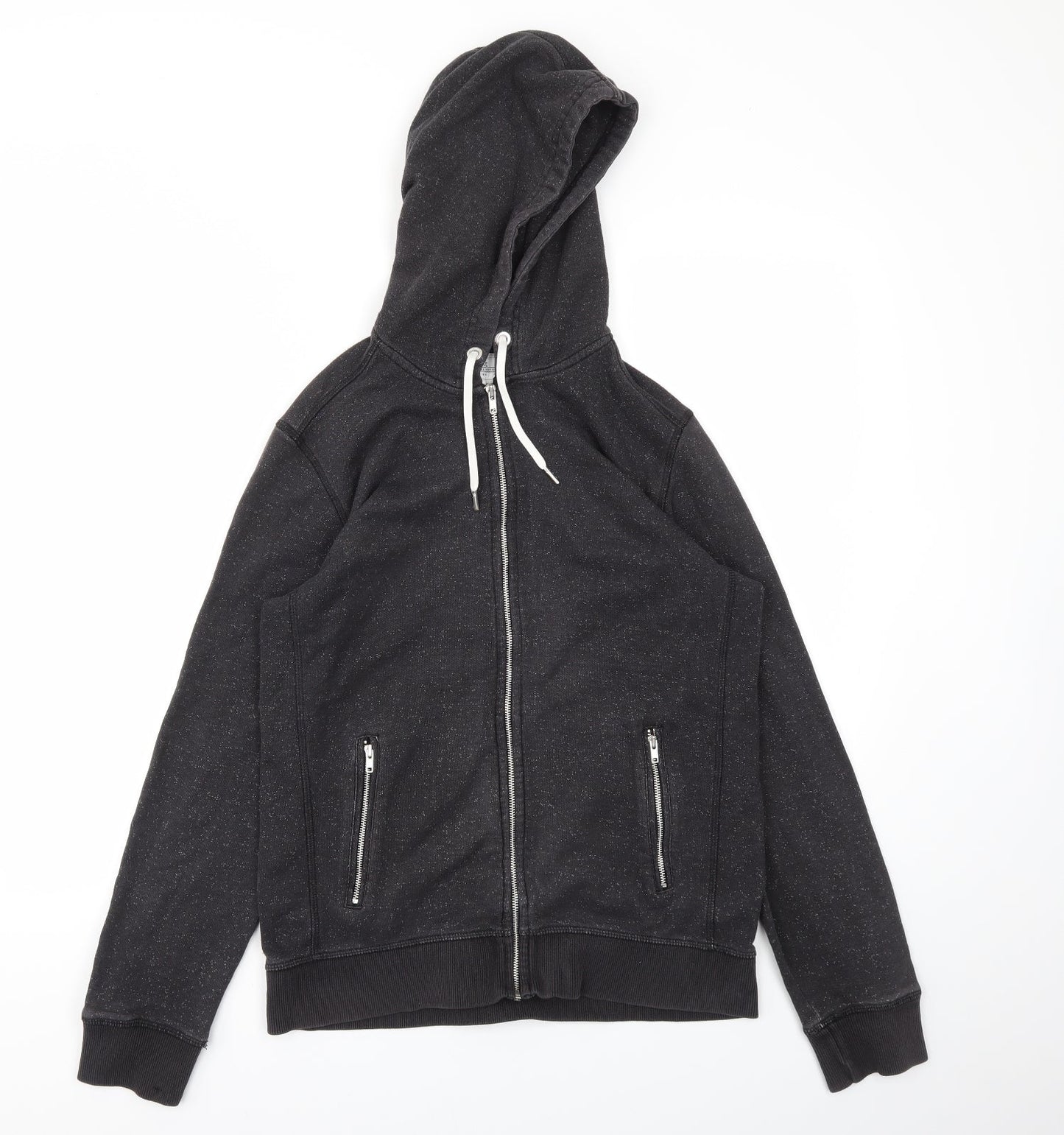 Mens UK Size M NEXT Grey Full Zip Hoodie