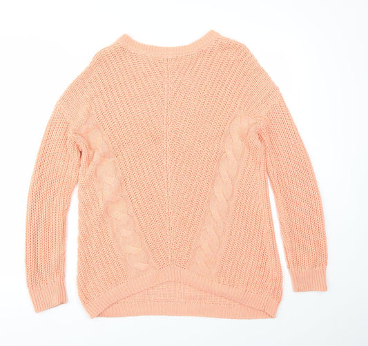 George Womens Orange   Pullover Jumper Size 10