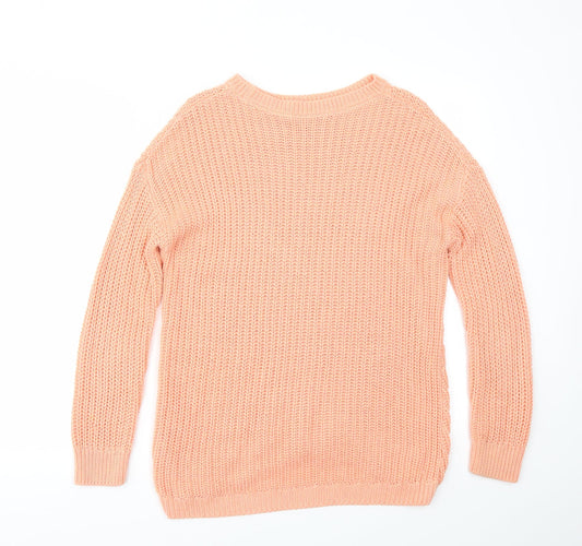 George Womens Orange   Pullover Jumper Size 10